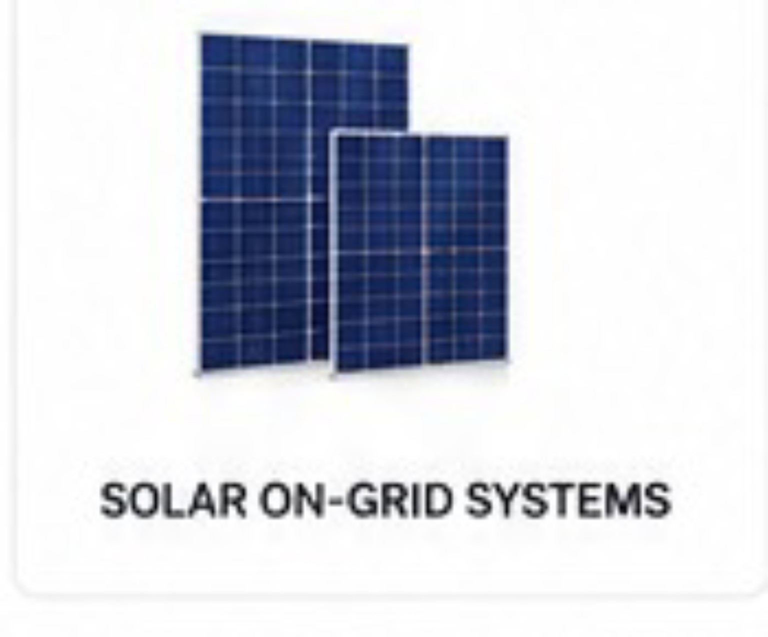Solar On-Grid System